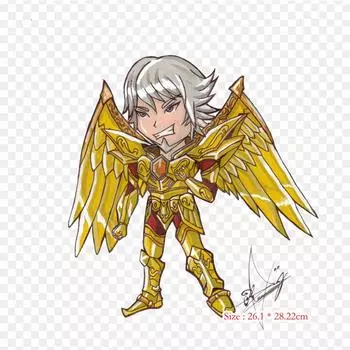 Стрелец Aiolos Leo Aiolia термочувствительные нашивки для одежды, наклейки с аппликациями на одежду, термочувствительная нашивка на заказ