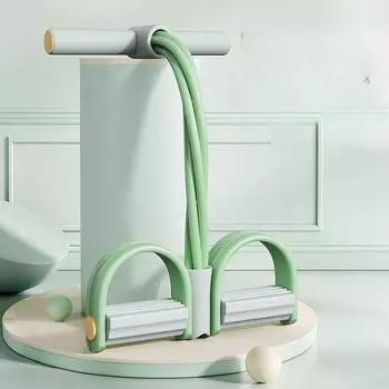 Стремя тянущее устройство приседания вспомогательный тянущее устройство фитнес-оборудование стремена нога красота дом педаль тянуть веревку 4-pipe puller