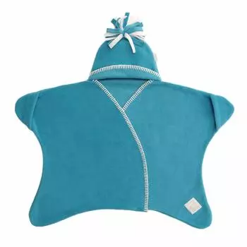 Стремя Tuppence Crumble Star Wrap для месяцев бирюзового цвета и 0-4 бирюзовый