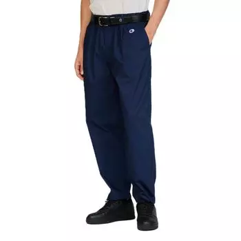 Стрейчевые длинные брюки с кулиской на поясе, для гольфа, темно-синие [Champion] Мужские C3-BG205 тёмно-синий