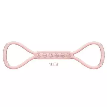 Stretch Strap 8 Shaped Resistance Tension Rope Silicone 8-character Puller Tensioner Yoga Tool