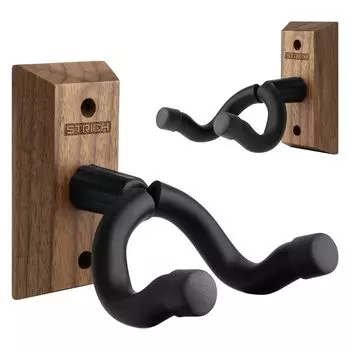 STRICH Guitar Hanger Wall Mount Guitar Holder Easy to Install with Screws Suitable for Guitar Bass Ukulele of etc. (Set 2)