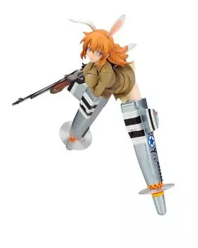 Strike Witches Charlotte Yeager Scale ПВХ окрашенный готовый E. (1/8 продукта) серебряный
