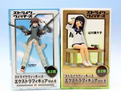 Strike Witches Extra Figure Anime Sega types full set poster bonus Vol.6 (2 + included)