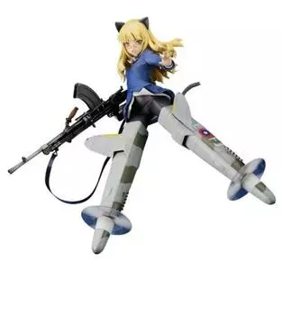 Strike Witches Perrine Clostermann масштаб ПВХ окрашенный готовый (1/8 продукта)