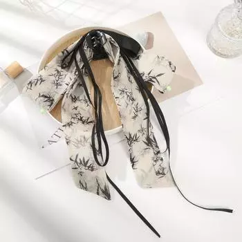 Стример Бант Заколка-Краб для Волос для Женщин Ретро Лента Заколка для Волос Девочки Летняя Простая Заколка-Краб Модные Аксессуары для Волос