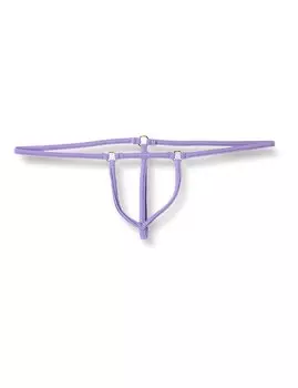 String Highly Exposure Sexy Lingerie No Time to Hide Amazon Exclusive Made in Japan La Pomme 21338 Purple M [La Pomme] G-String G-String Women s
