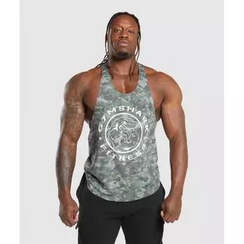 Стрингер GYMSHARK Legacy, зеленый A5A7S ECKF XS