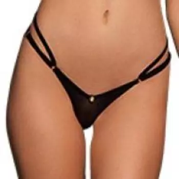 Стринги ELLA Черные TU прозрачный