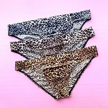 Стринги Мужское нижнее белье Трусы Желтые трусы Серые XL