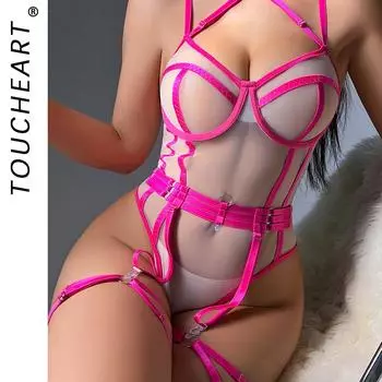 Стринги сексуальное женское нижнее белье сексуальные женщины прозрачные Bilizna сексуальная ночная одежда нижнее белье для секса подвязки необычное нижнее белье крой S