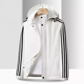 Полосатая куртка мужская весна и осень новая корейская свободная повседневная куртка мужская модная универсальная спортивная бейсбольная форма M