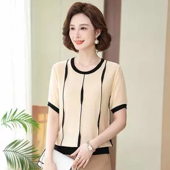 Striped Vintage Knitted Sleeveless Women s Lightweight Summer L зелёный