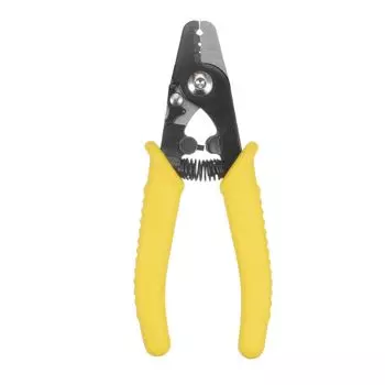 Стриппер для оптического волокна uxcell, длина 3 отверстия с ручкой из ПВХ, буфер оболочки для снятия покрытия 152,4 мм