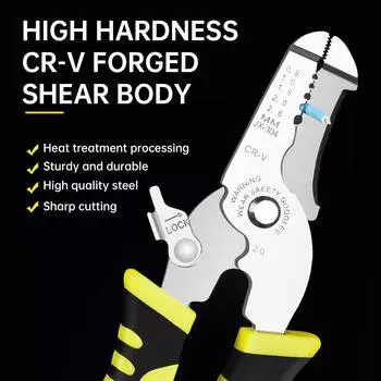 Клещи для зачистки проводов, обжимные клещи, многофункциональные клещи для зачистки проводов, сетевой кабель, съемник, инструменты для зачистки проводов