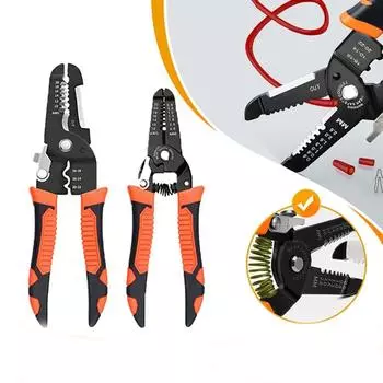 Stripping Wire Pliers Ergonomic Handle Puller Stripper Universal Cable Pliers Electrician 8inch