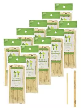 Strix Design Bamboo Stirrer 140mm 300 Pieces of 30 x 10 Natural Disposable Bamboo Environmentally Friendly Durable (Set Pieces) SD-944