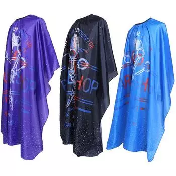 Стрижка Волос Водонепроницаемая Ткань Салон Парикмахерская Накидка Парикмахерский Фартук Стрижка Накидки фиолетовый