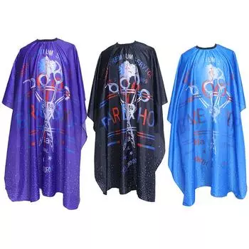 Стрижка Волос Водонепроницаемая Ткань Салон Парикмахерская Накидка Парикмахерский Фартук Стрижка Накидки фиолетовый