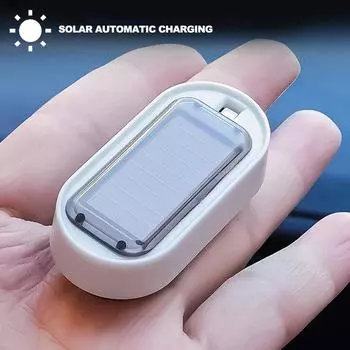 Стробоскопическая система безопасности, универсальная вспышка, светодиодная сигнальная лампа, имитация солнечной энергии автомобиля, поддельная защита от кражи