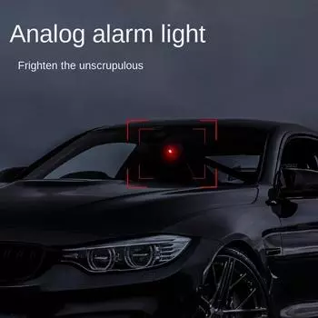 Стробоскопический сигнал, система безопасности, вспышка, предупреждение, светодиодный светильник, сигнальная лампа, автомобильная солнечная энергия, моделирование, защита от кражи, предостережение красный