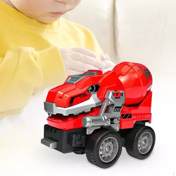 Строительная игрушка грузовик, детские игровые грузовики, дошкольное образование, мальчики и девочки, креативный, прочный, Red Drill Truck