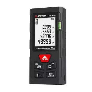 Строительная лазерная рулетка чёрный