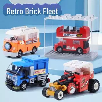 Строительные блоки Chizaoshe Mini City Car - развивающие игрушечные украшения