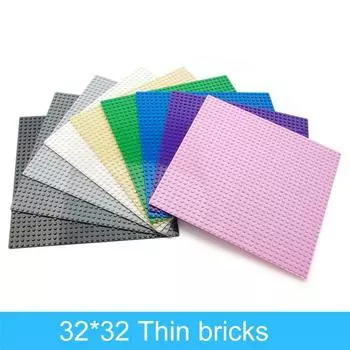 Строительные блоки DIY, базовые фигуры, кирпичи 32x32 точек, образовательные, креативные, совместимые с брендовыми кирпичами, игрушки для детей