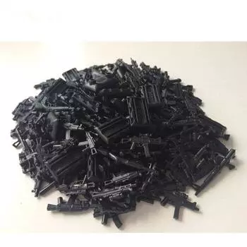 Строительные блоки Diy Военная серия Спецназ Полицейский пистолет Набор оружия Армейский кирпич Оружие Игрушки