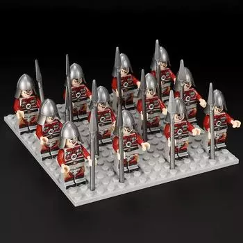 Строительные блоки Древний человек-фигурка солдат детская сборная игрушка