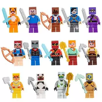 Строительные блоки, куклы, игрушки, мини-персонажи, куклы, подарки на день рождения, игрушки для детей, персонажи мультфильмов.