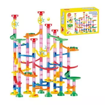 Строительные блоки Marble Run Трехмерные самодельные гоночные трассы Мраморные игрушки Строительные блоки
