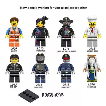 Строительные блоки Минифигурки Игрушки Серия больших фильмов Собранные детские строительные блоки Игрушки 2331#