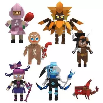 Строительные блоки Модель Мелкие частицы Детская образовательная сборка Строительные блоки Игрушки One Size