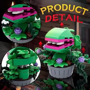 Строительные блоки, модели ручной работы, периферийные игрушечные куклы, креативные декоративные украшения One Size зелёный