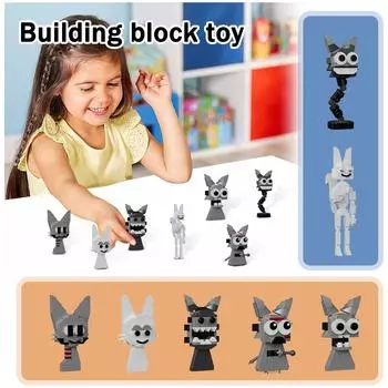 Строительные блоки, модели ручной работы, периферийные игрушечные куклы, креативные декоративные украшения One Size