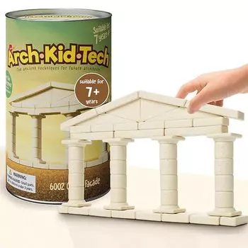 Строительные блоки STEM «Древнегреческий фасад» от Taksa Toys, 55 шт. — обучающий набор для дома для детей от 7 до 10 лет и старше