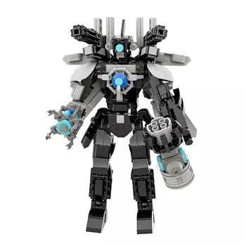 Строительные блоки TV Man Skibidi Toilet Block Skibidi Toilet Blocks Toys Hobbies Blocks Collectibles Net Anime Toy Building Blocks Collectible Anime