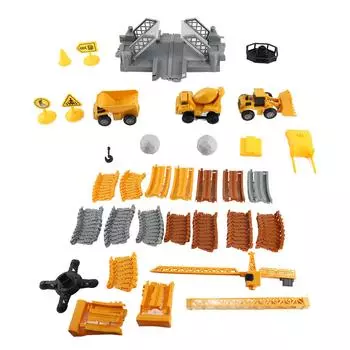 Строительные гоночные трассы игрушка для детей сборка игрушки бесконечное веселье образовательный DIY инженерный гоночный трек