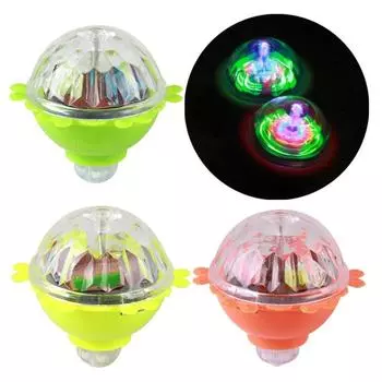 Строительные игрушки Детские игрушки Виниловый гироскоп Цветной вспышка Светоизлучающий красный лазер Линейный гироскоп