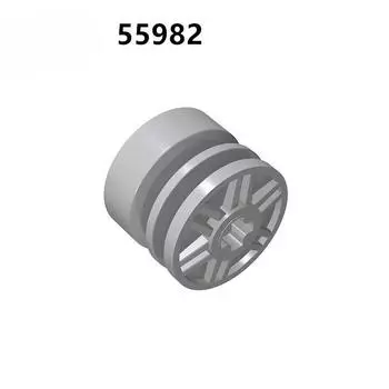Строительный блок из мелких частиц 55982, совместимые детали, запасные части для строительного блока, замена ступицы крестообразного вала 18X14 мм 1 piece