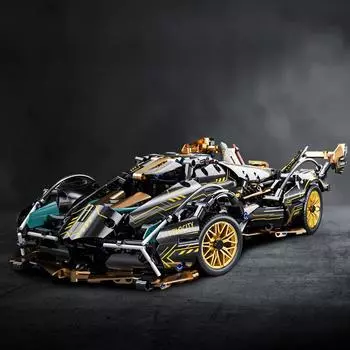 Строительный блок Машина Крутой Технологический Дизайн Дополнительный Power Group Подарок на День Рождения Рождественский Подарок для Друзей или Детей