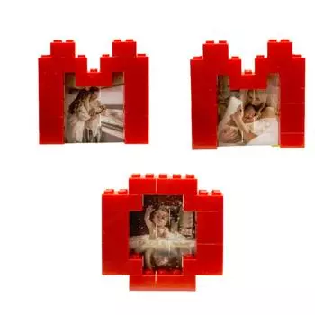 Строительный блок настенный фото пазл украшения День матери DIY индивидуальный подарок One Size красный