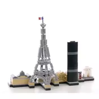 Строительный комплект серии Skyline Paris Architecture, совместимый с 21044 Эйфелевой башней, городские строительные блоки, модель, детские игрушки, подарки