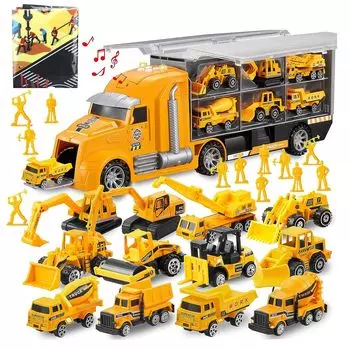Строительство 1 Хранение 12 Мини Машина Машина Строительная Карта Строительная Машина Работа Строительные Работы Сплав Мини Подарок Для Дома на День Рождения Подарок