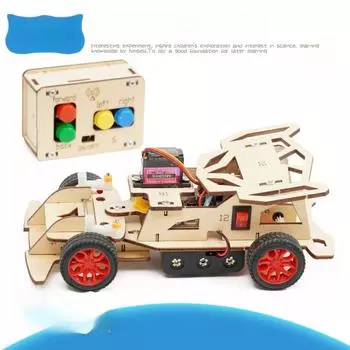 Строительство модели автомобиля с дистанционным управлением, деревянные 3D-пазлы, игрушки для детей 8-13 лет, научно-образовательные проекты, поделки, подарки для подростков, мальчиков и девочек