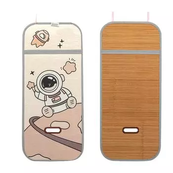Stroller Cooler Pad Cute Pattern Stroller Cooling Bamboo Mat Breathable Universal Seat Pad Man