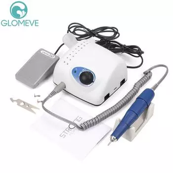 Strong 210 105L 65W 35000 об / мин электрическая дрель для ногтей 210 модель наконечник маникюр педикюр пилочка для ногтей бит оборудование для дизайна ногтей