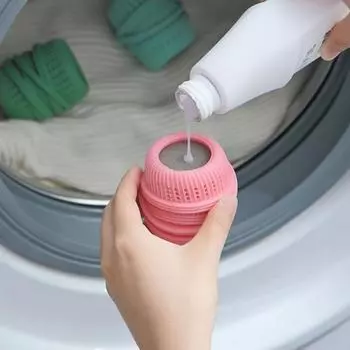 Strong Decontamination Laundry Balls Anti-twist And Anti-knotting Household Clothes Protective Laundry Balls Laundry Products темно-зеленого